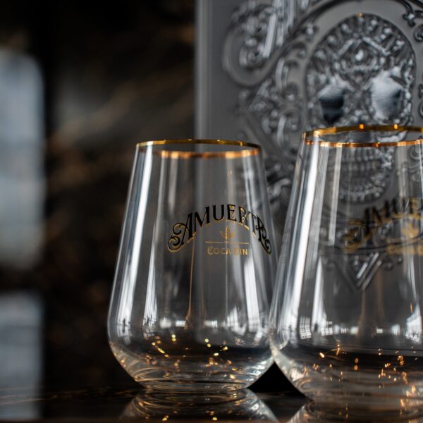 METAL BOX - GIN 70 cl + 2 BICCHIERI - immagine 2